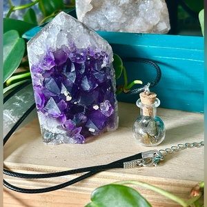 Custom Protector of Good Vibes Necklace with Labradorite & Selenite